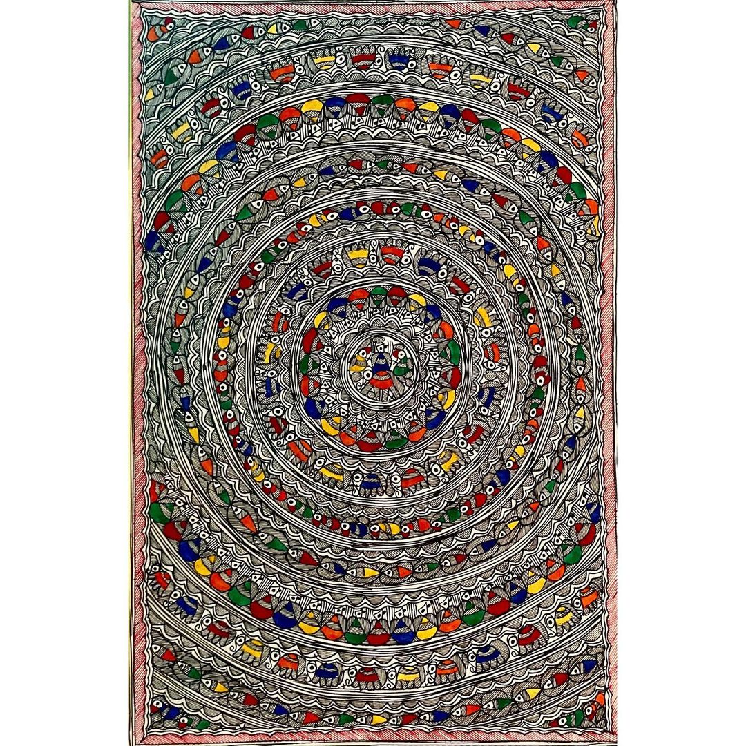 Handpainted Madhubani Painting
