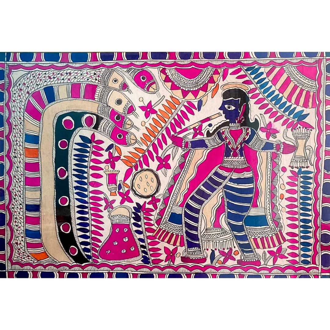 Handpainted Madhubani Painting