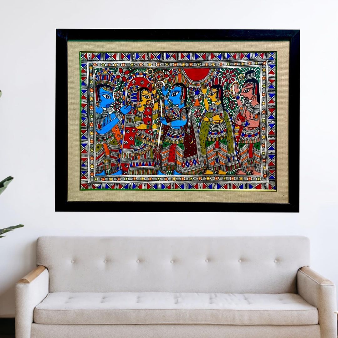 Handpainted Kalighat Painting
