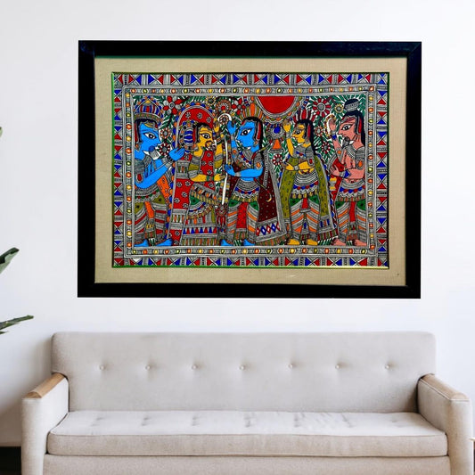 Handpainted Kalighat Painting