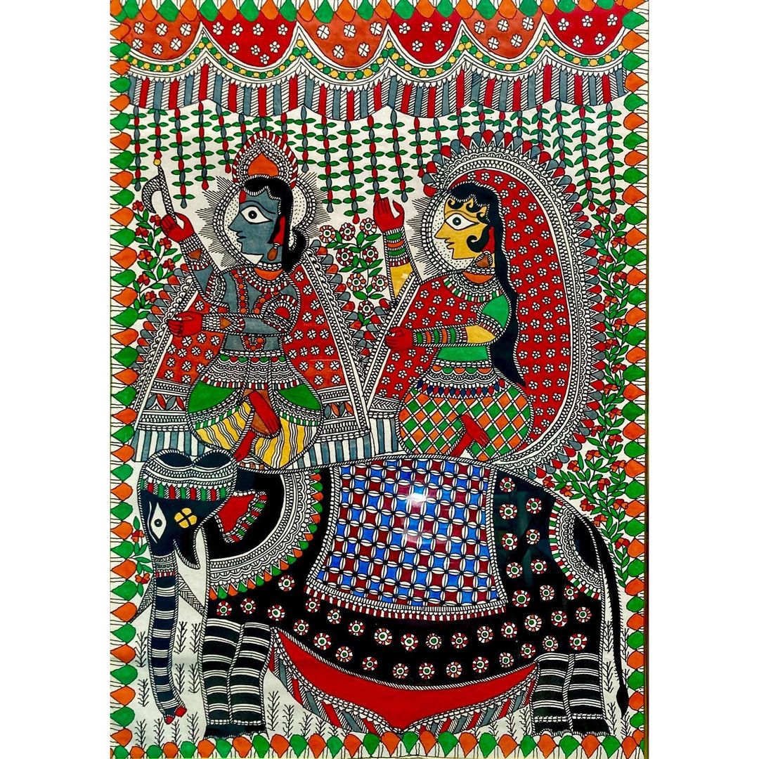Handpainted Kalighat Painting
