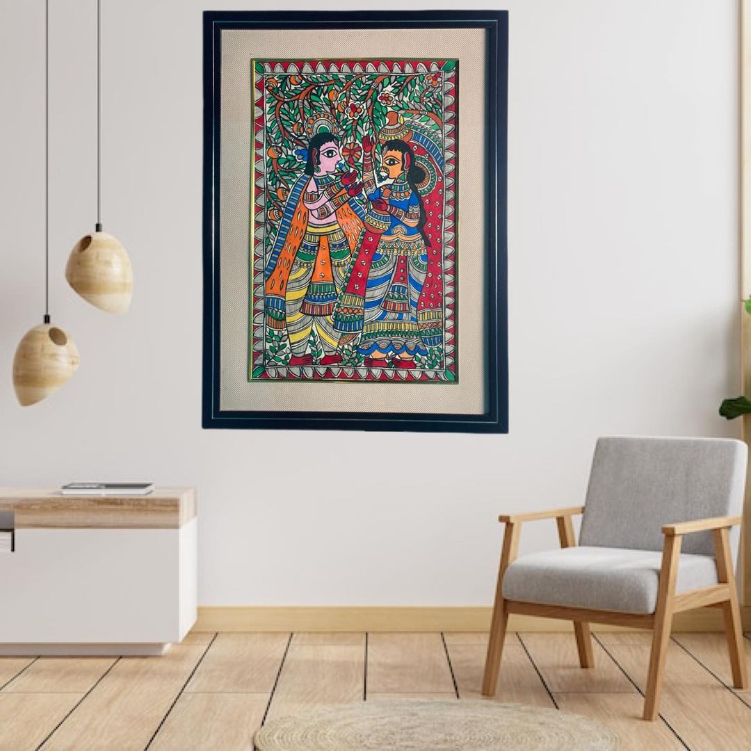 Handpainted Kalighat Painting