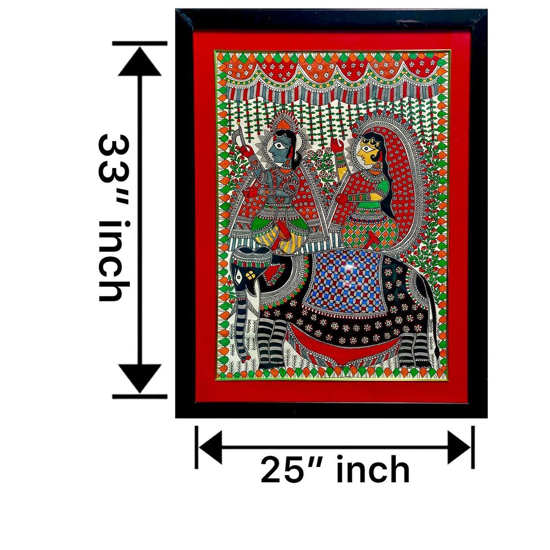 Handpainted Kalighat Painting