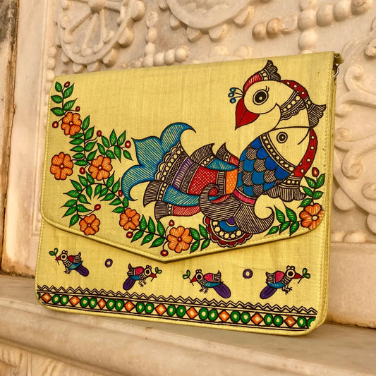 Handcrafted Madhubani Laptop Bag