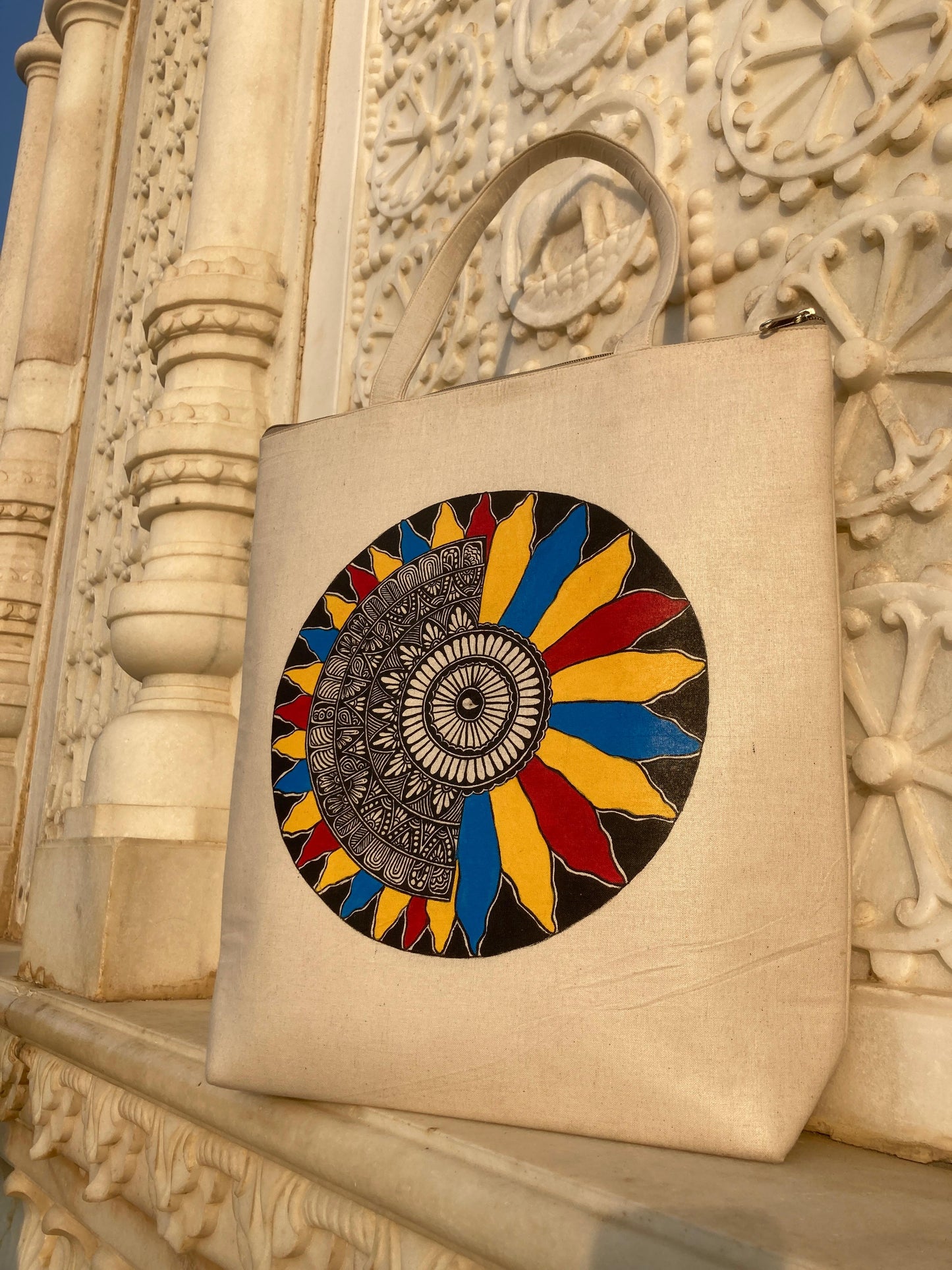 Handcrafted Madhubani  Hand Bag