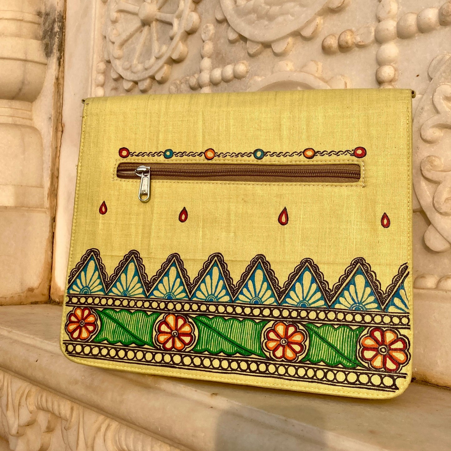 Handcrafted Madhubani Laptop Bag