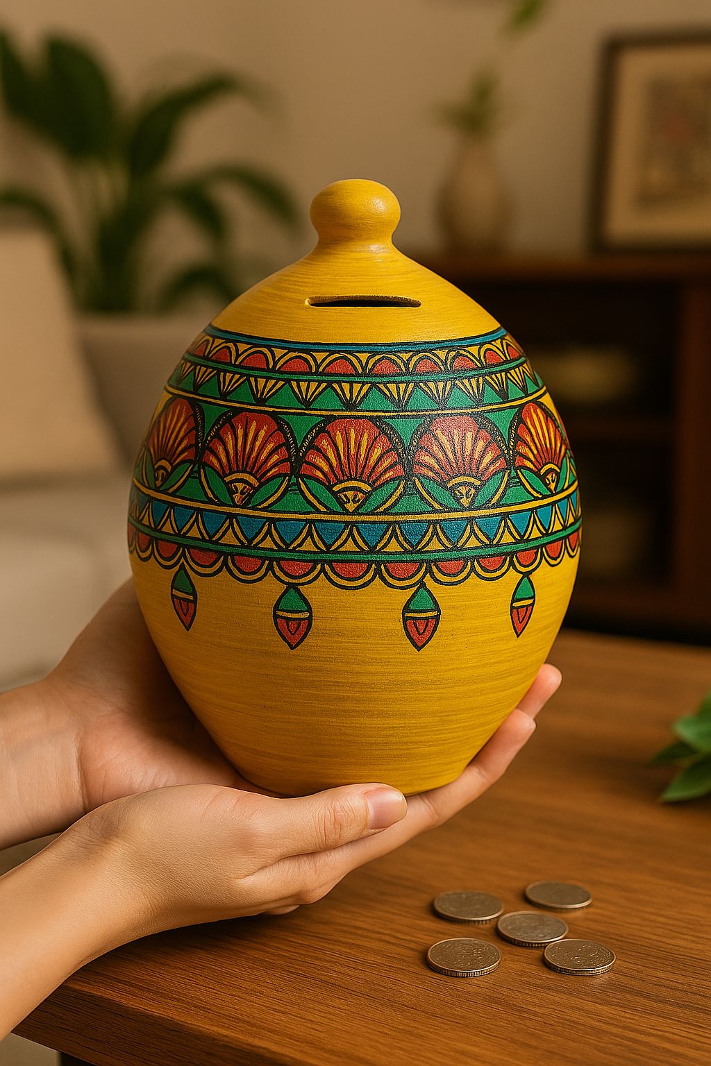 Handcraft Painted Gullak